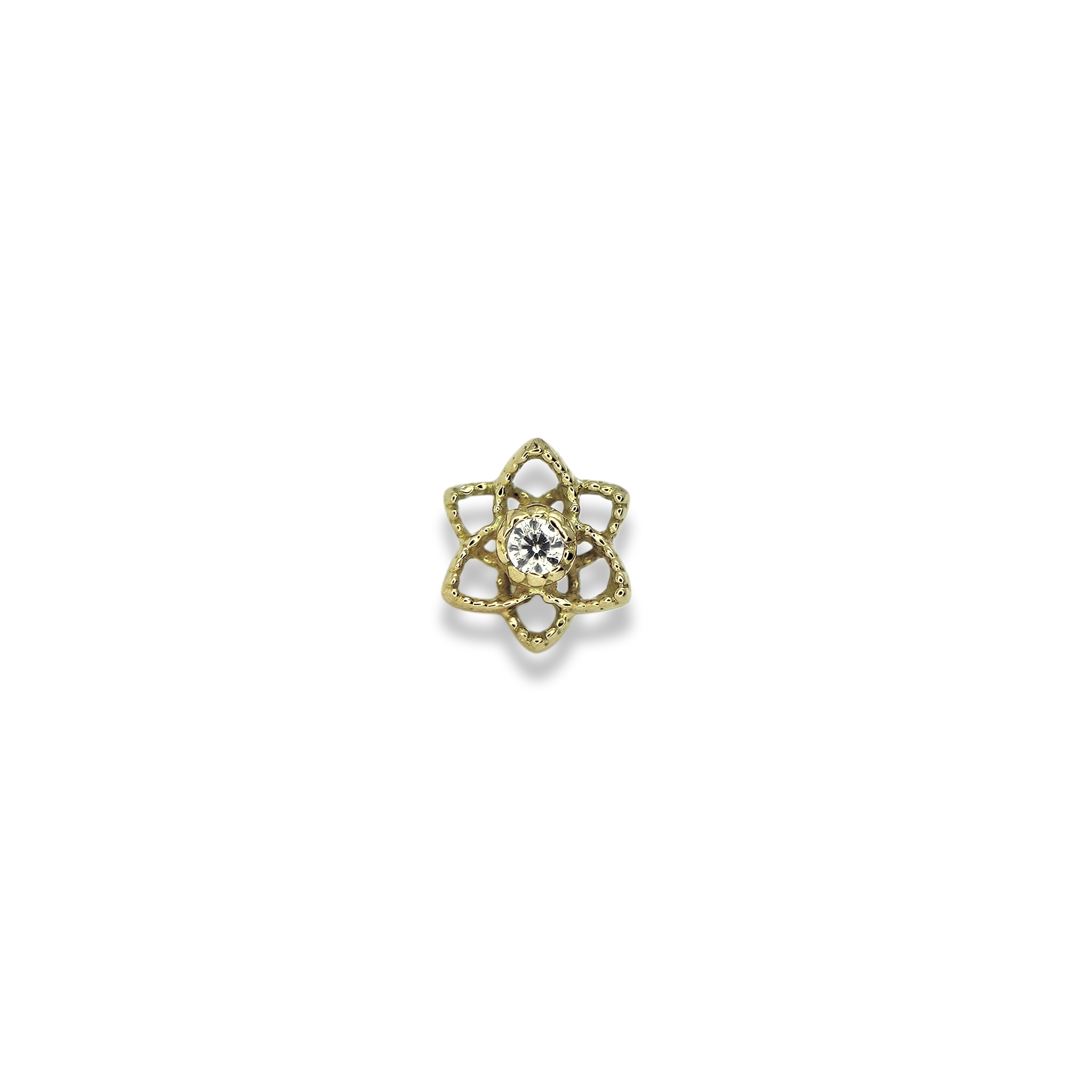 Ouro 14k Topo Amina 